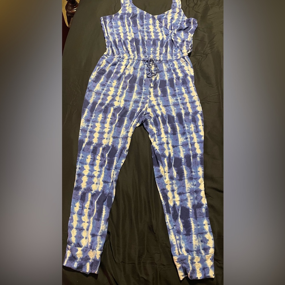 Blue and white Jumpsuit